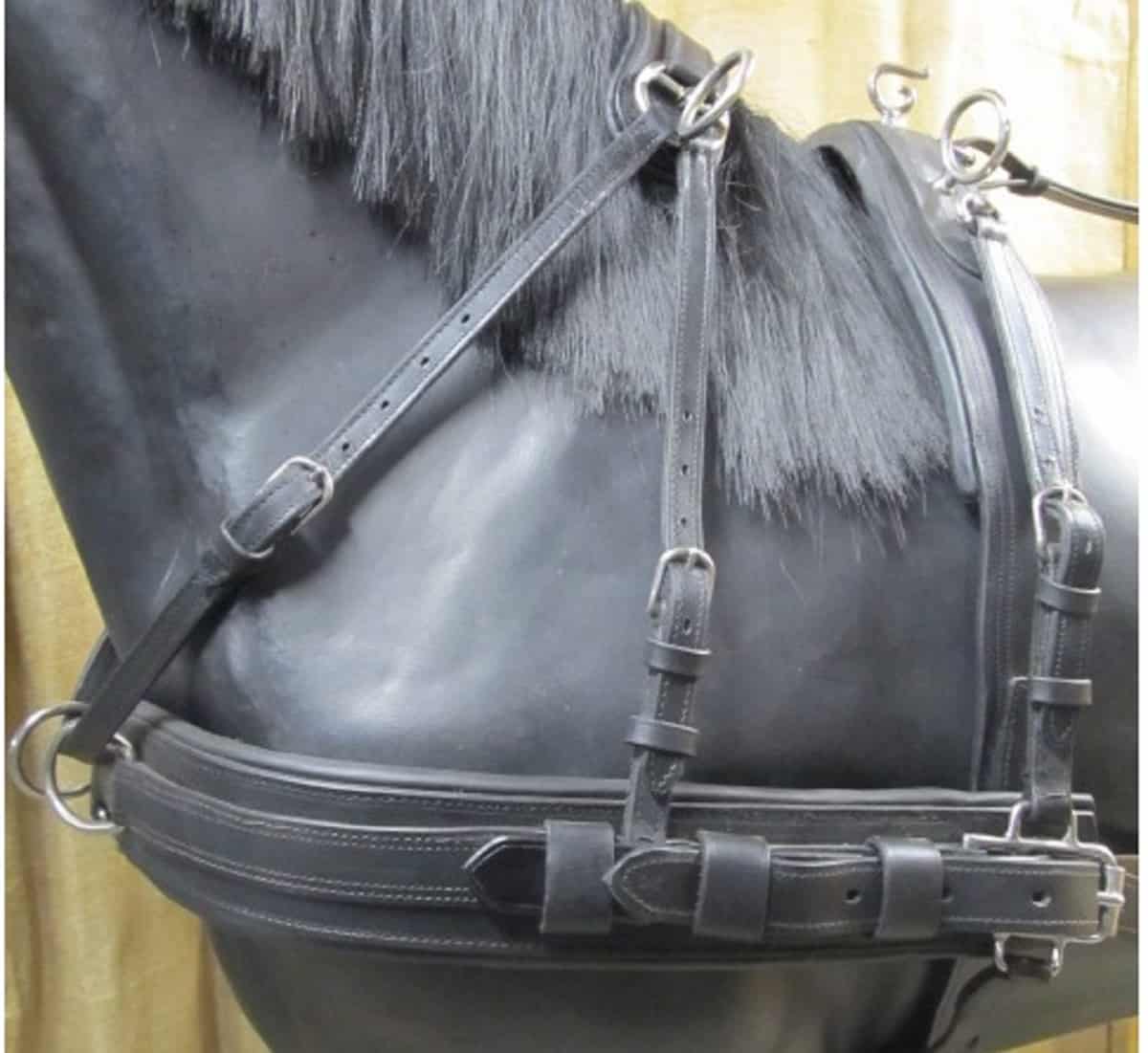 FINIMENTO PARIGLIA “LONG REINS” MOD. DIX CUOIO NERO - immagine 6